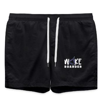 Surfing Kitesurfer Statement Wakeboard - Short de bain - noir - Devant - AI Model Male 185 light (185cm)