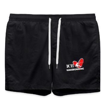 Wakeboard Statement Heart Stunt Kitesurfer Surf - Short de bain - noir - Devant - AI Model Male 185 light (185cm)