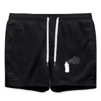 Graffiti Pulvérisateur Bombe Aérosol Art Street Art - Short de bain - noir - Devant - AI Model Male 185 light (185cm)