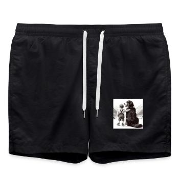 Bouvier bernois - Short de bain - noir - Devant - AI Model Male 185 light (185cm)