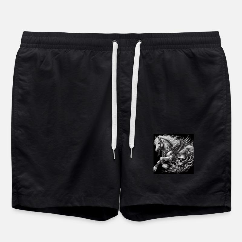 Heavy Pegasus - Swim Trunks - black