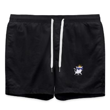 Chat asclépiade - Short de bain - noir - Devant - AI Model Male 185 light (185cm)