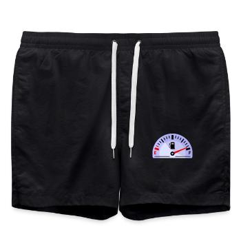 Ravitaillement en énergie électrique de la station-service - Short de bain - noir - Devant - AI Model Male 185 light (185cm)