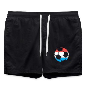 Team Niederlande Ball Symbol Turnier Sieger Logo - Badeshorts - Schwarz - Vorne - AI Model Male 185 light (185cm)