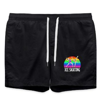 Patinage sur glace Hockey sur glace Snowboard Sports d’hiver Glace - Short de bain - noir - Devant - AI Model Male 185 light (185cm)