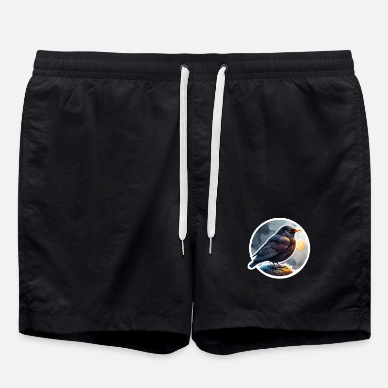 Blackbird - Swim Trunks - black