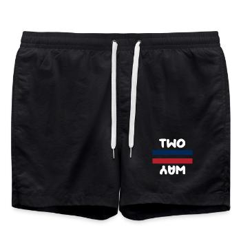Bidirectionnel - Short de bain - noir - Devant - AI Model Male 185 light (185cm)