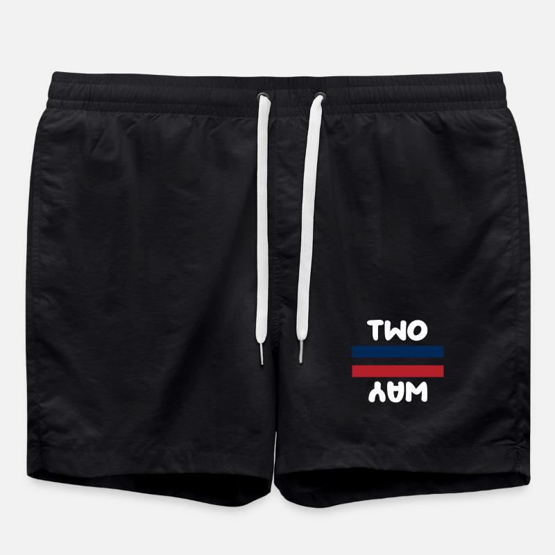 Wechselseitig - Badeshorts - Schwarz