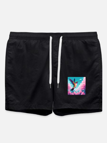 Hummingbird - Swim Trunks - black