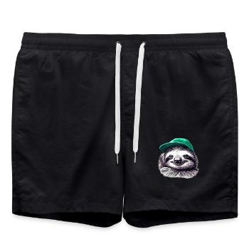 Paresse - Short de bain - noir - Devant - AI Model Male 185 light (185cm)
