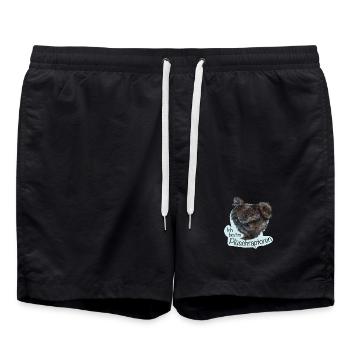 Les rapaces en peluche - Short de bain - noir - Devant - AI Model Male 185 light (185cm)