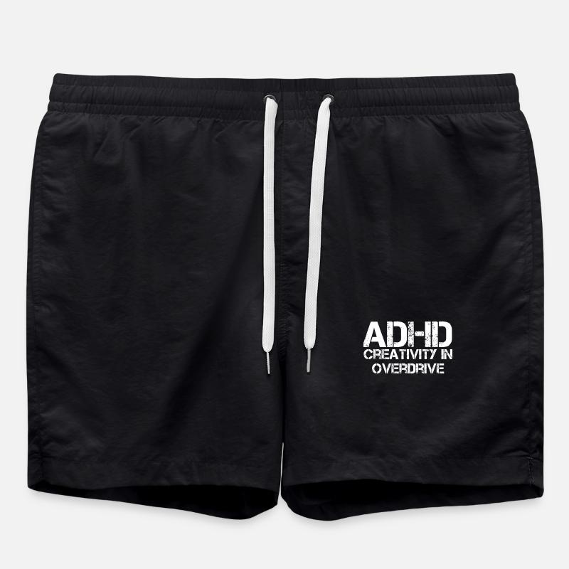 TDAH - Short de bain - noir