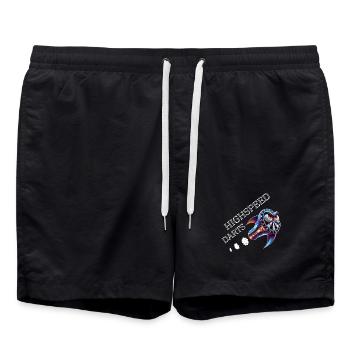 Darts Highspeed - Badeshorts - Schwarz - Vorne - AI Model Male 185 light (185cm)