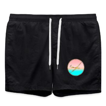 PLANEUR SEA SUNSET - Short de bain - noir - Devant - AI Model Male 185 light (185cm)