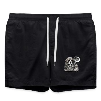 Colliers HipHop Woof Beagle - Short de bain - noir - Devant - AI Model Male 185 light (185cm)