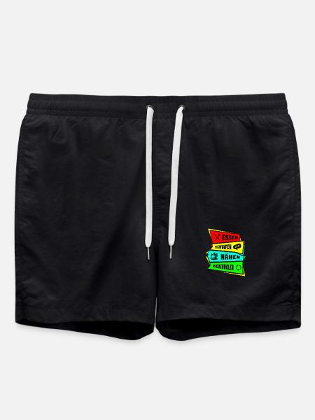 Spise. Sove. Sy. Gjenta. - Badeshorts - svart