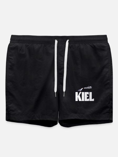 Kiel Möwe & Moin Design - Badeshorts - Schwarz