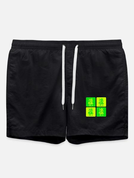 Knight of Justice - Swim Trunks - black