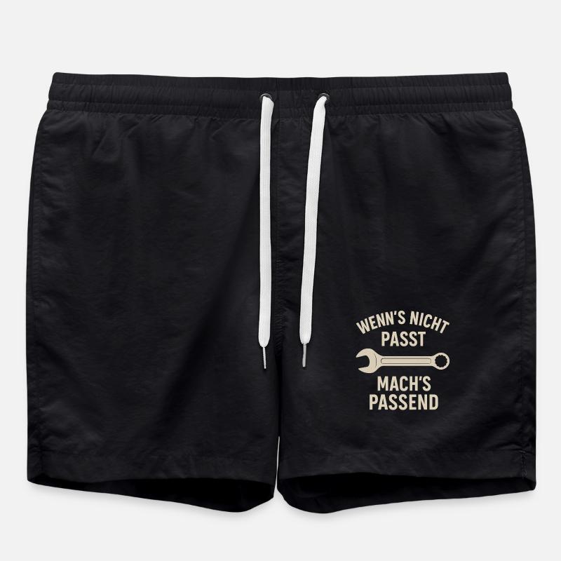 Tool Joke for Men - Swim Trunks - black