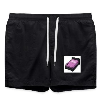 Alarme à court terme avec mode veille - Short de bain - noir - Devant - AI Model Male 185 light (185cm)