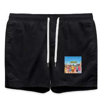 Majorque bébé, ça doit être l’amour - Short de bain - noir - Devant - AI Model Male 185 light (185cm)
