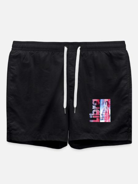 Zodiac sign Libra - Swim Trunks - black
