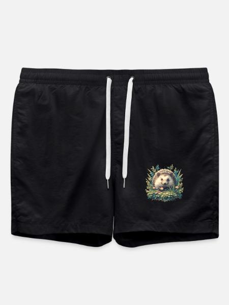 Hedgehog - Swim Trunks - black