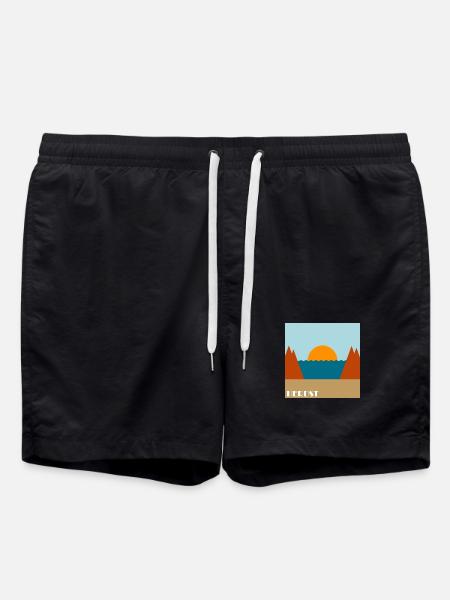 Automne - Short de bain - noir