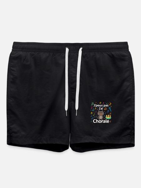 I don't have a choir - Swim Trunks - black