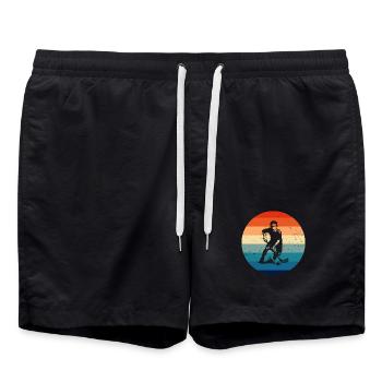 Style floorball pour toutes les occasions - Short de bain - noir - Devant - AI Model Male 185 light (185cm)