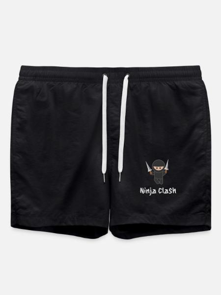 Ninja Fight Sport MMA - Swim Trunks - black