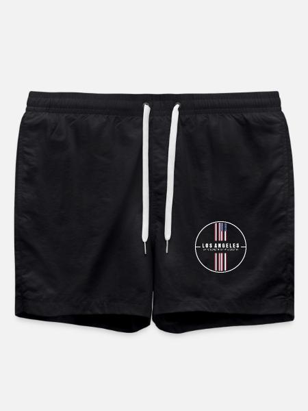 Los Angeles Coordinates - Swim Trunks - black