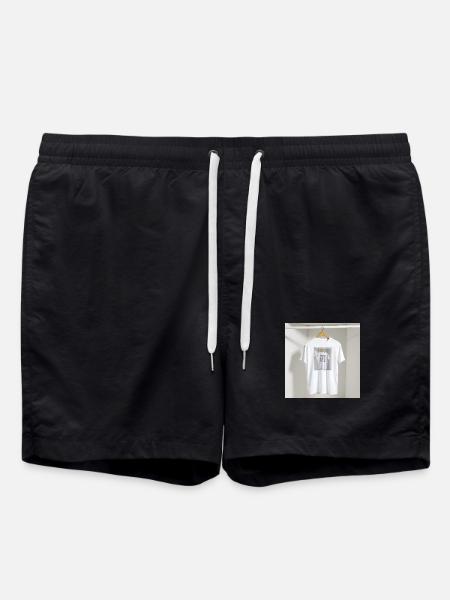 Framed Reflection Tee - Swim Trunks - black