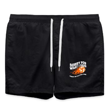 Citation du volley-ball de plage - Short de bain - noir - Devant - AI Model Male 185 light (185cm)