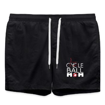 Cycling, Mom, Cycleball, Indoor Cycling - Swim Trunks - black - Front - AI Model Male 185 light (185cm)