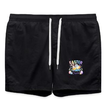 Citation des vacances de croisière de Pâques - Short de bain - noir - Devant - AI Model Male 185 light (185cm)
