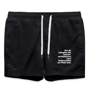 CASSE-TÊTES, SARCASME, DISPUTE MALICIEUSE AVEC TOI - Short de bain - noir - Devant - AI Model Male 185 light (185cm)