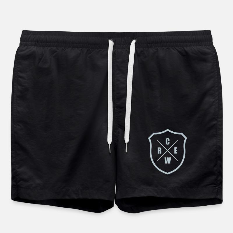 Blason du Bouclier d’équipage - Short de bain - noir