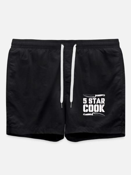 5_star_cook- - Swim Trunks - black