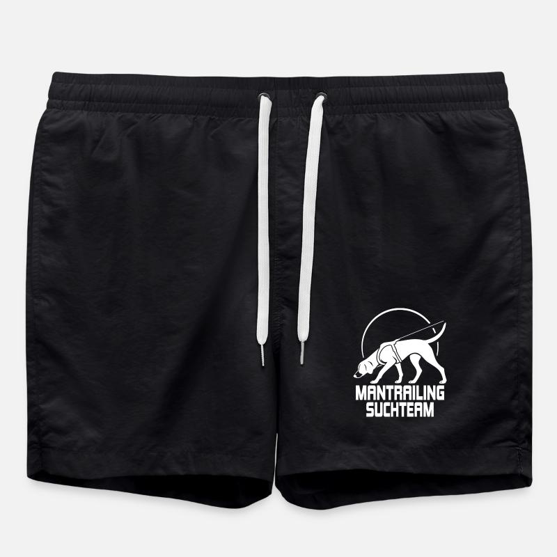 Foxhound Mantrailing Suchteam Hunde Hund - Badeshorts - Schwarz