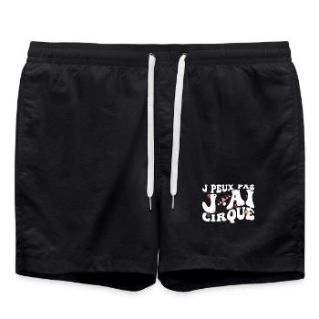 J PEUX PAS J AI CIRQUE - Short de bain - noir - Devant - AI Model Male 185 light (185cm)