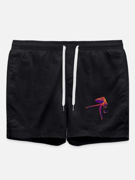 Eleganz im Chaos - Badeshorts - Schwarz