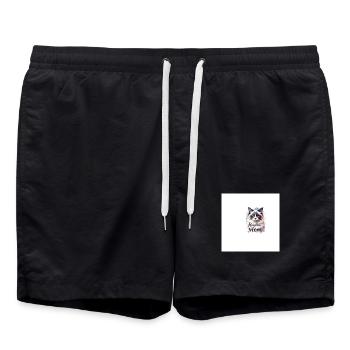 Ragdoll Mom Cat Love - Swim Trunks - black - Front - AI Model Male 185 light (185cm)