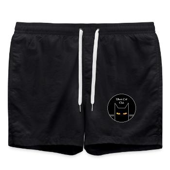 Club du Chat Noir - Short de bain - noir - Devant - AI Model Male 185 light (185cm)