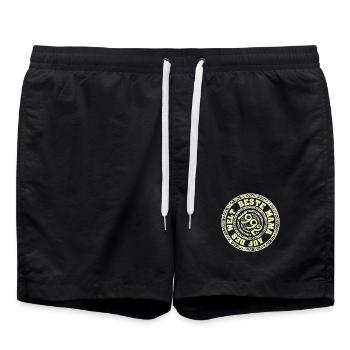 1992 - Badeshorts - Schwarz - Vorne - AI Model Male 185 light (185cm)