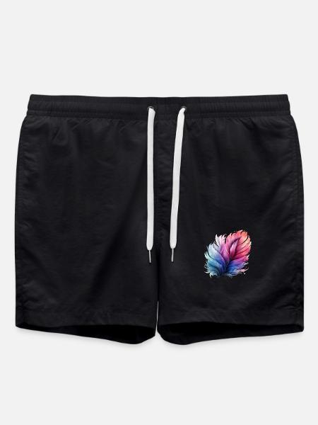 Prismatischer Federgradient - Badeshorts - Schwarz