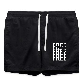 Liberté Libre Liberté Libre - Short de bain - noir - Devant - AI Model Male 185 light (185cm)