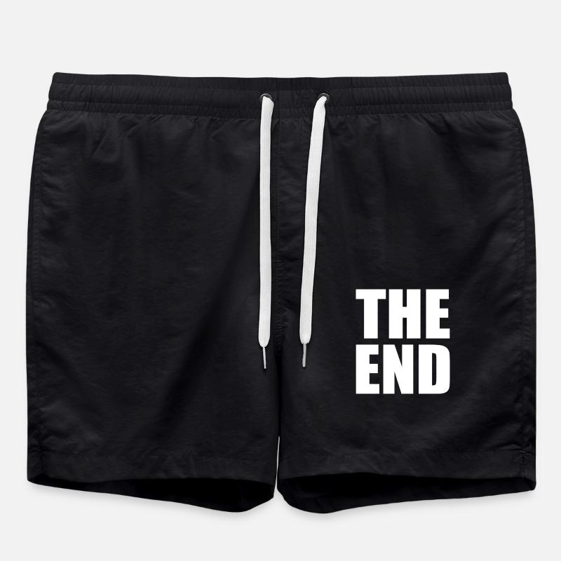 The end - Swim Trunks - black