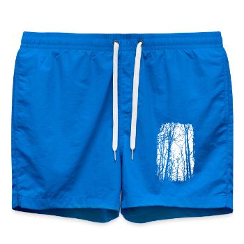 Forêt - noir/blanc - Nature - Art durable - Short de bain - cobalt blue - Devant