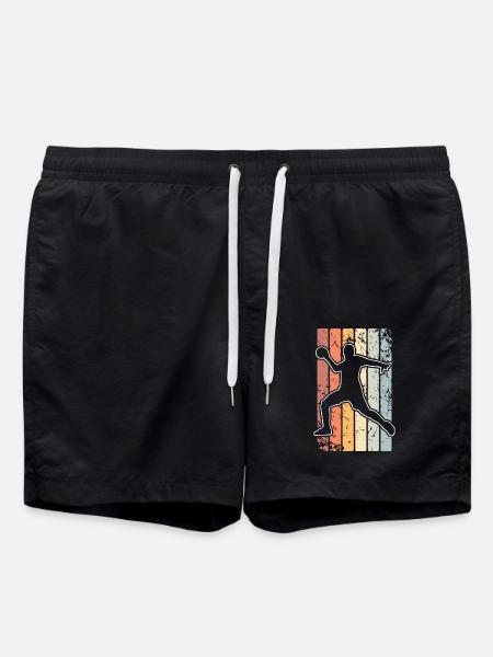 Handball Handballer - Badeshorts - Schwarz